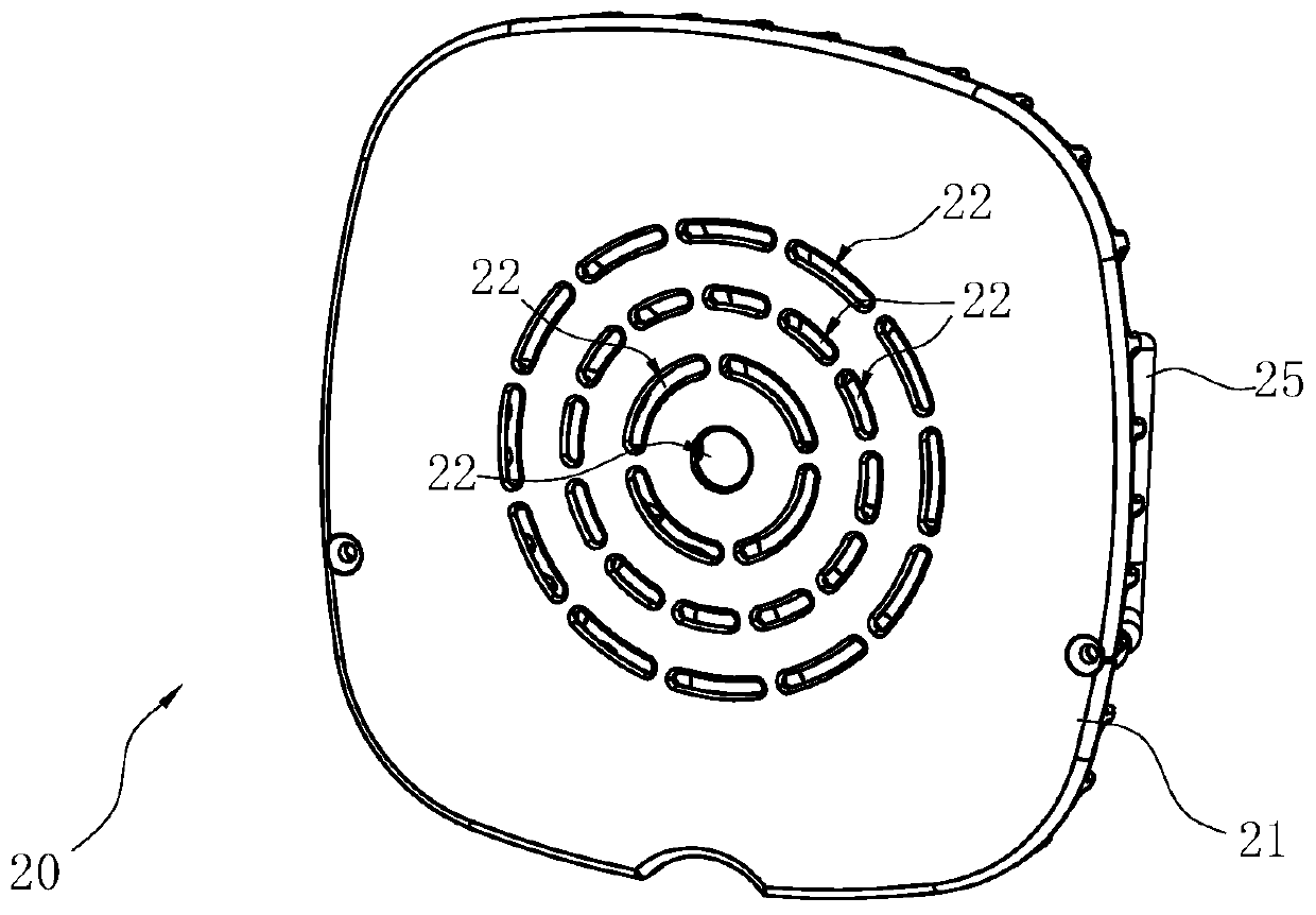 Baking dish and air fryer including same