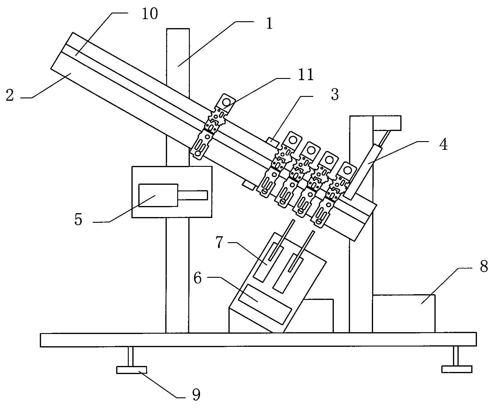 Semi-automatic tapping machine