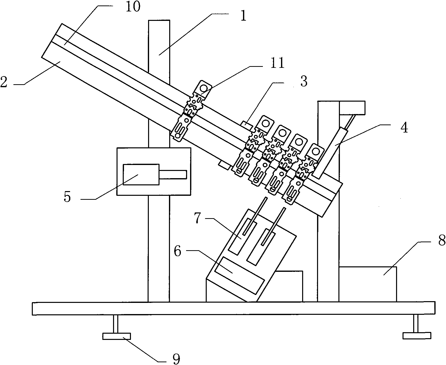 Semi-automatic tapping machine