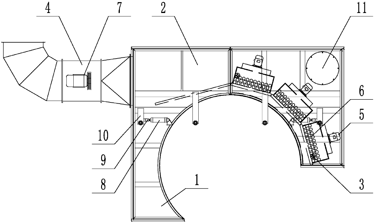 Direct-blowing type drying cylinder cover welded assembly