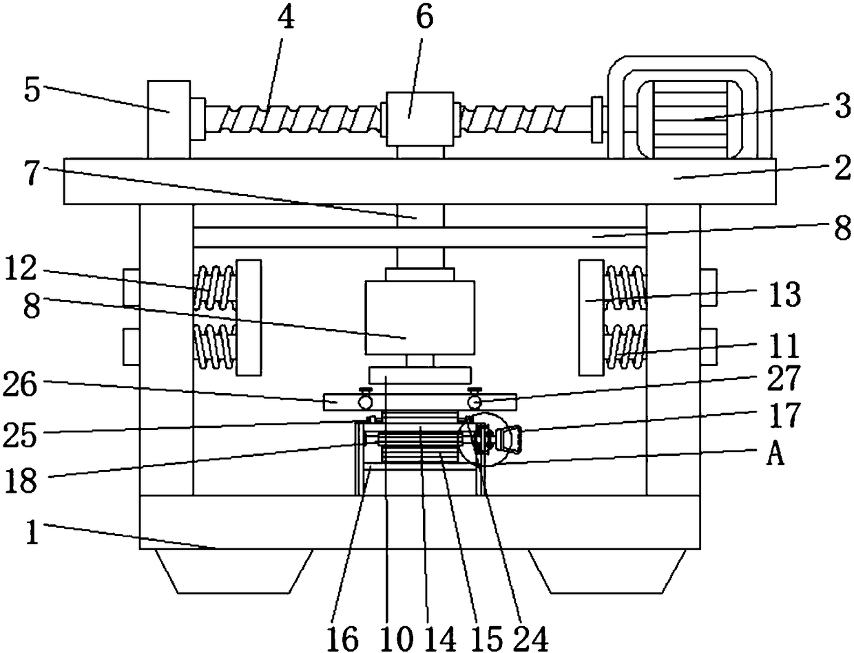 Hardware fitting polishing device