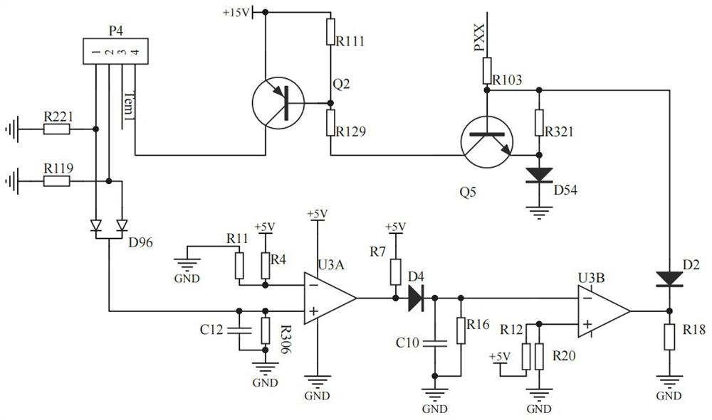 Heating control circuit with short-circuit protection function