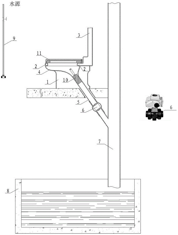 Exhaust and water-saving toilet stool