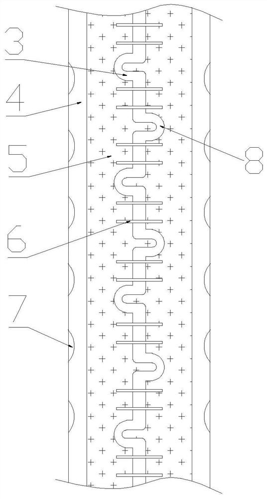 Electric heating tube with high output power and high heat transfer efficiency