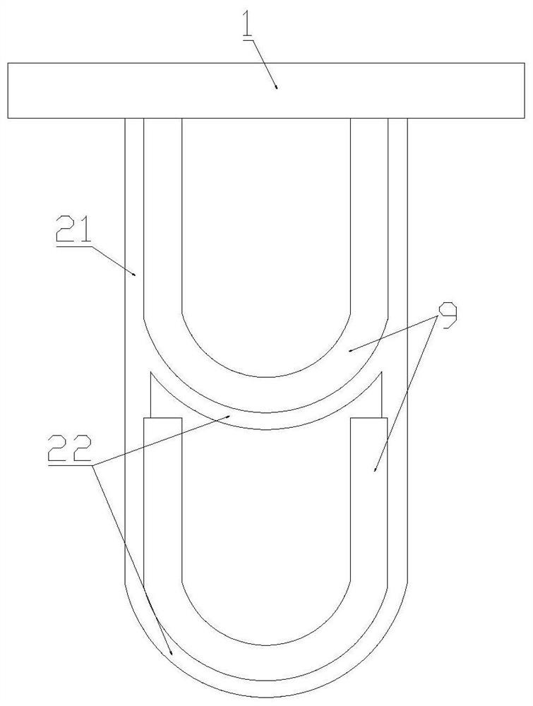 Electric heating tube with high output power and high heat transfer efficiency