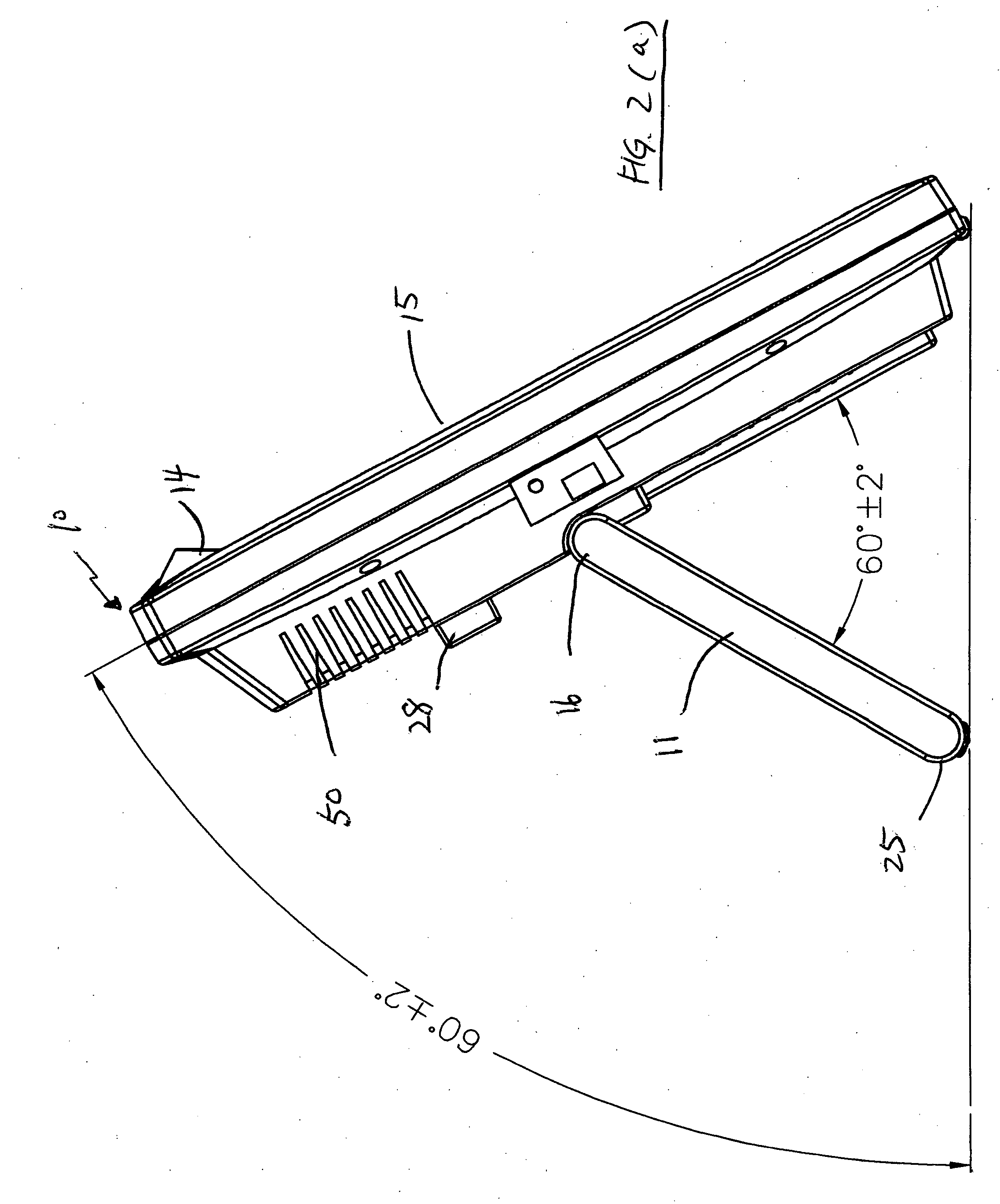 Information processing terminal with adjustable and foldable support stand