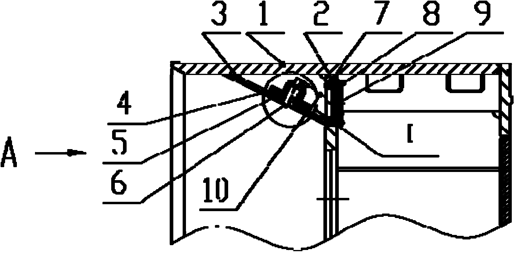 Device for judging whether or not earth pressure balance shield earth chamber is full