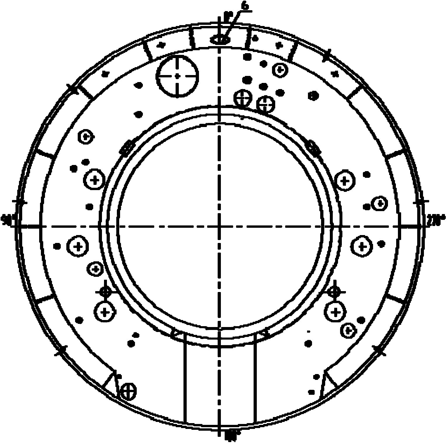 Device for judging whether or not earth pressure balance shield earth chamber is full