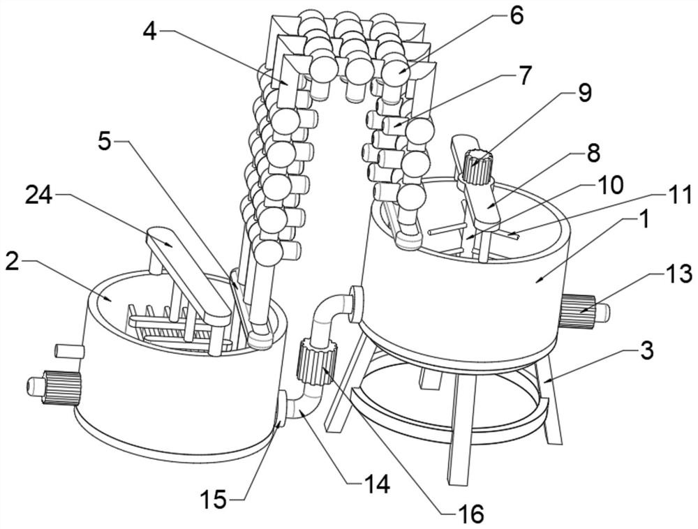 Sewage treatment equipment with friction nano-generator