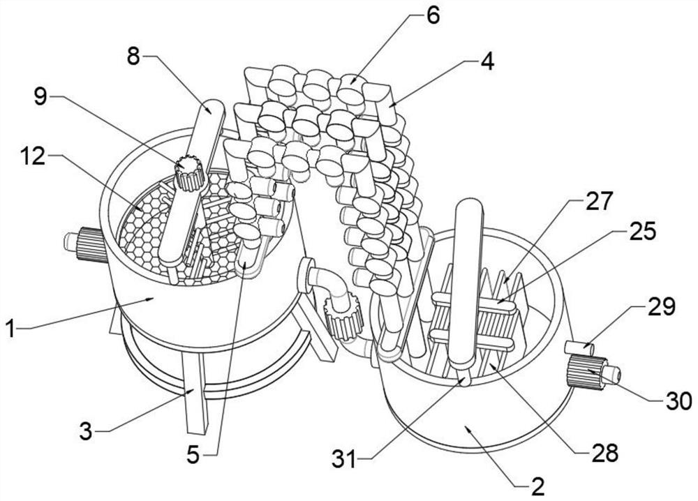 Sewage treatment equipment with friction nano-generator