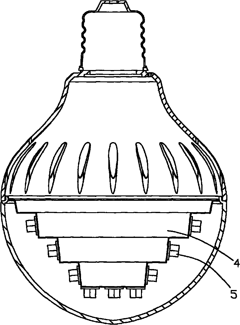 Heat dissipation method of LED lamp and LED lamp adopting same