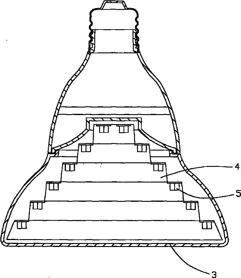 Heat dissipation method of LED lamp and LED lamp adopting same