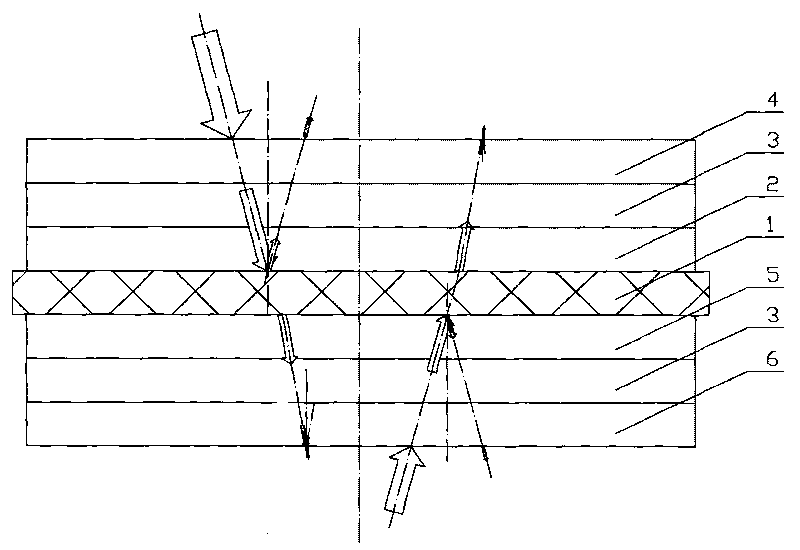 Transparent conducting electrode film solar cell