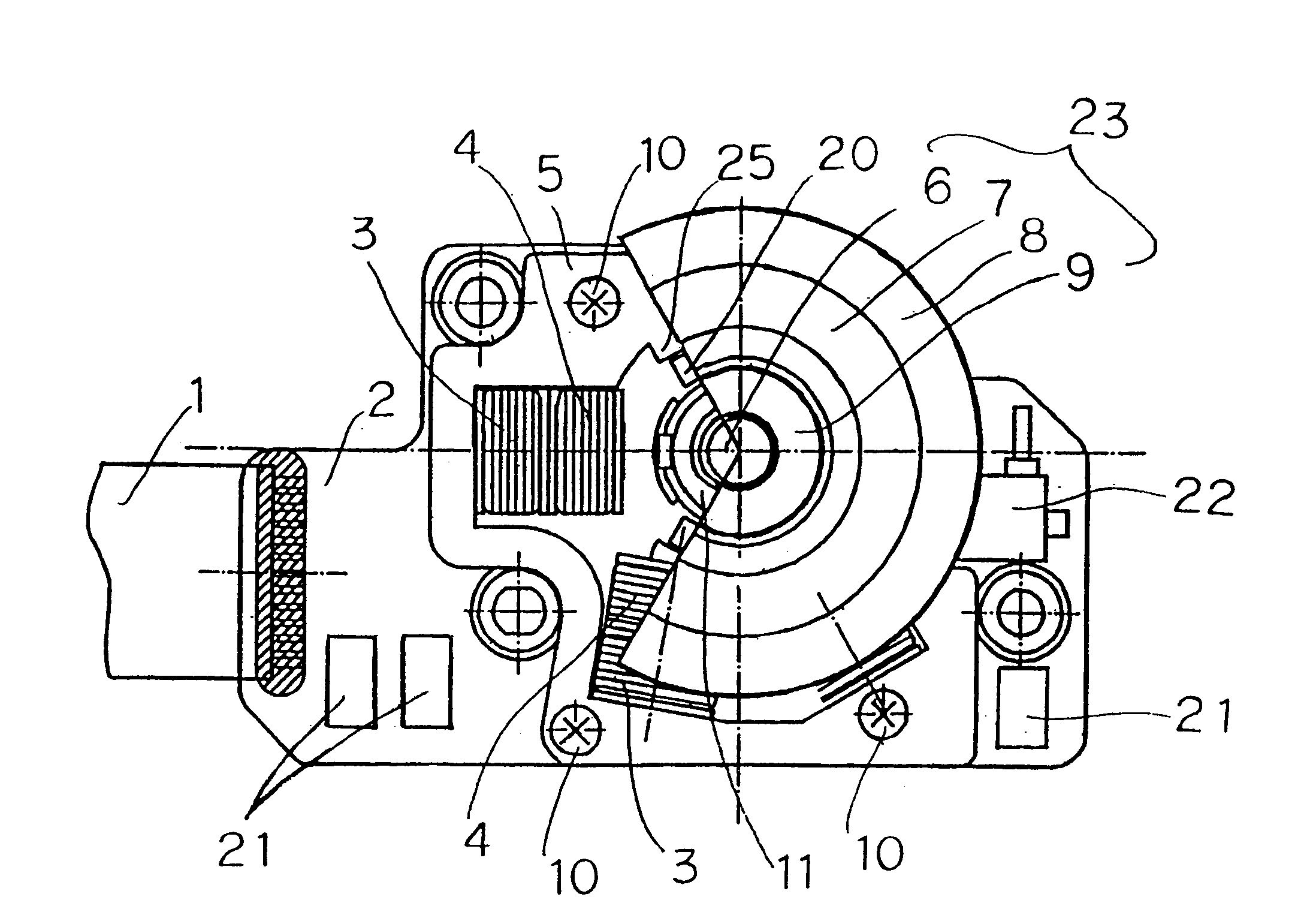 Motor structure for use with optical disks