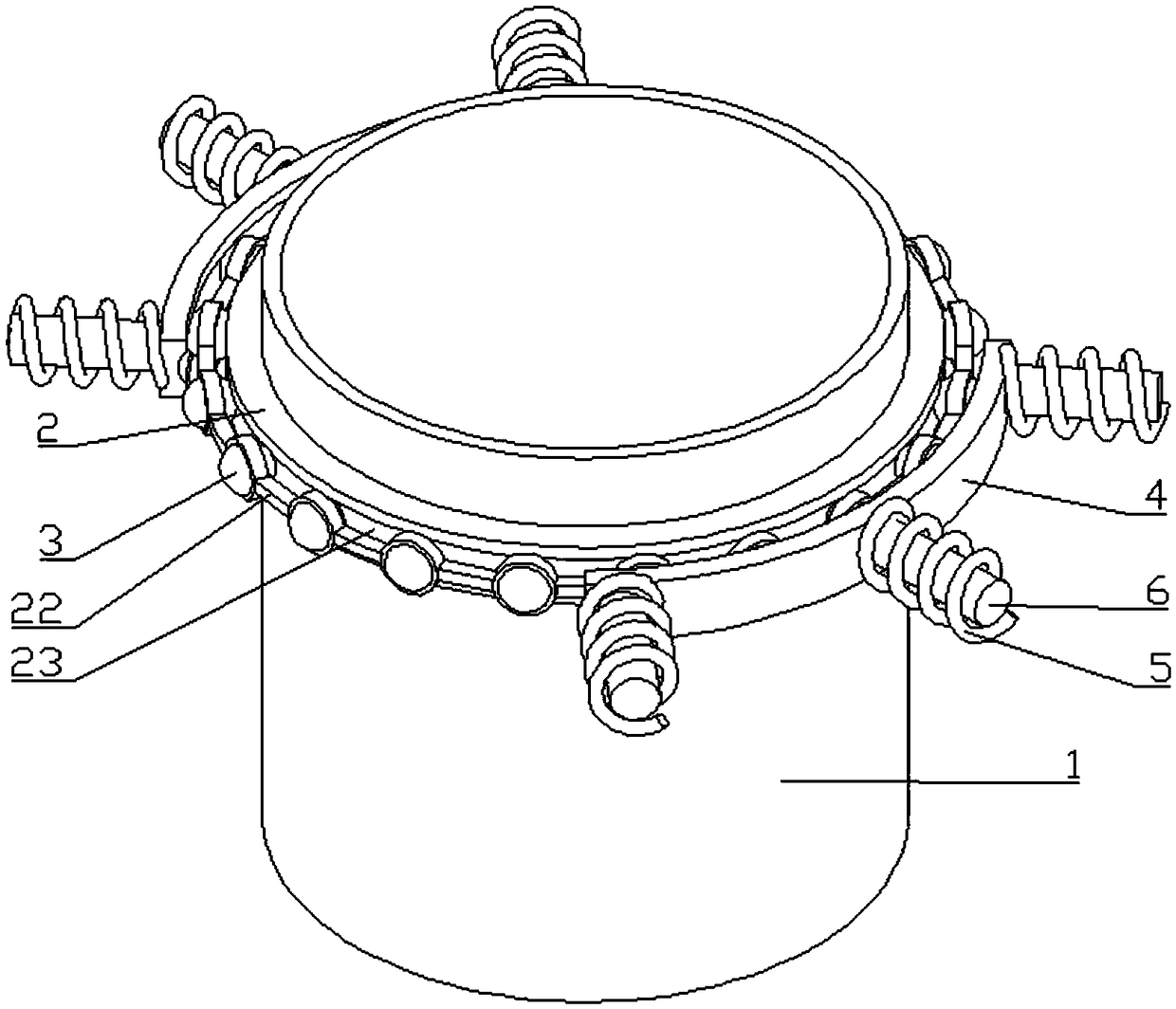 Washing machine damping device for smart home