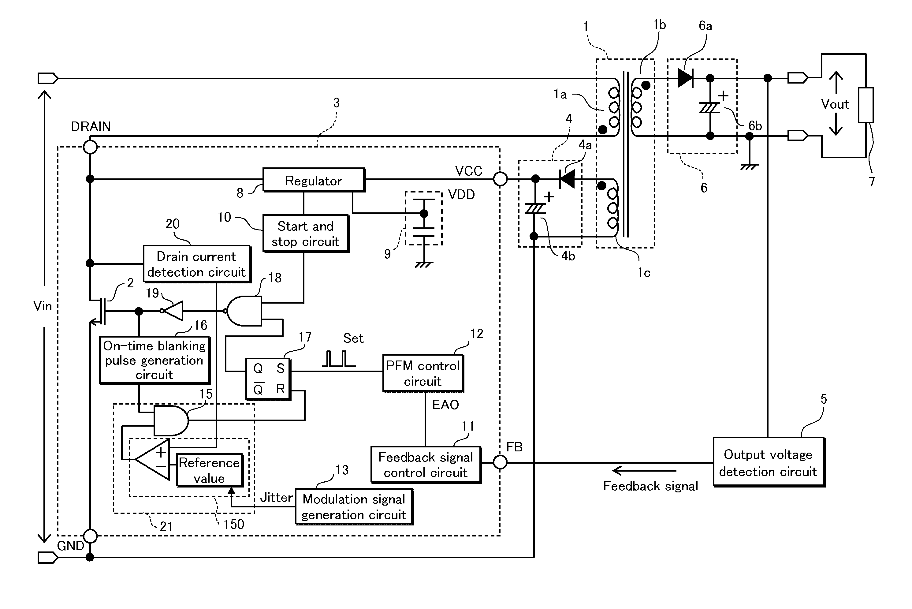 Switching power supply apparatus and semiconductor device