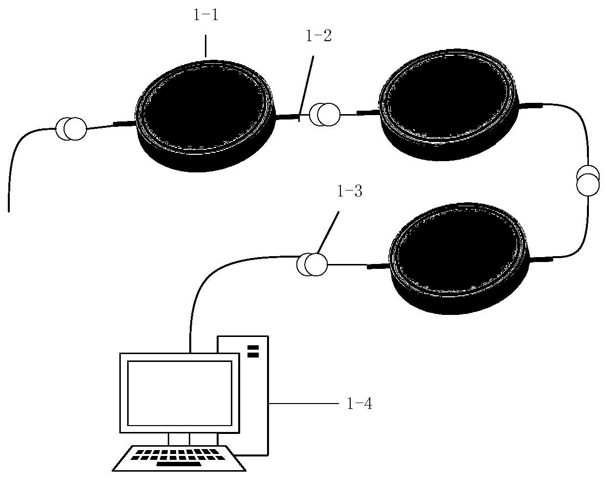 Embedding method of lithium battery sensing optical fiber