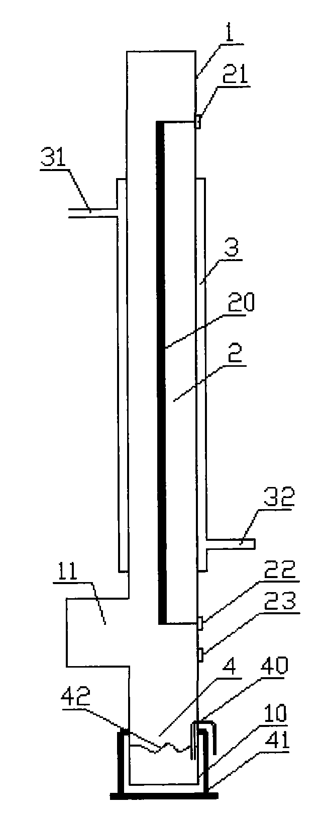 Removing device and removing method for particulate pollutants generated by combustion of biomass fuel