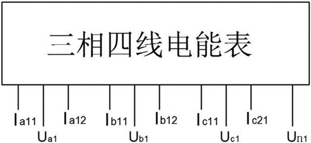 Bypass electric quantity metering device and metering method thereof