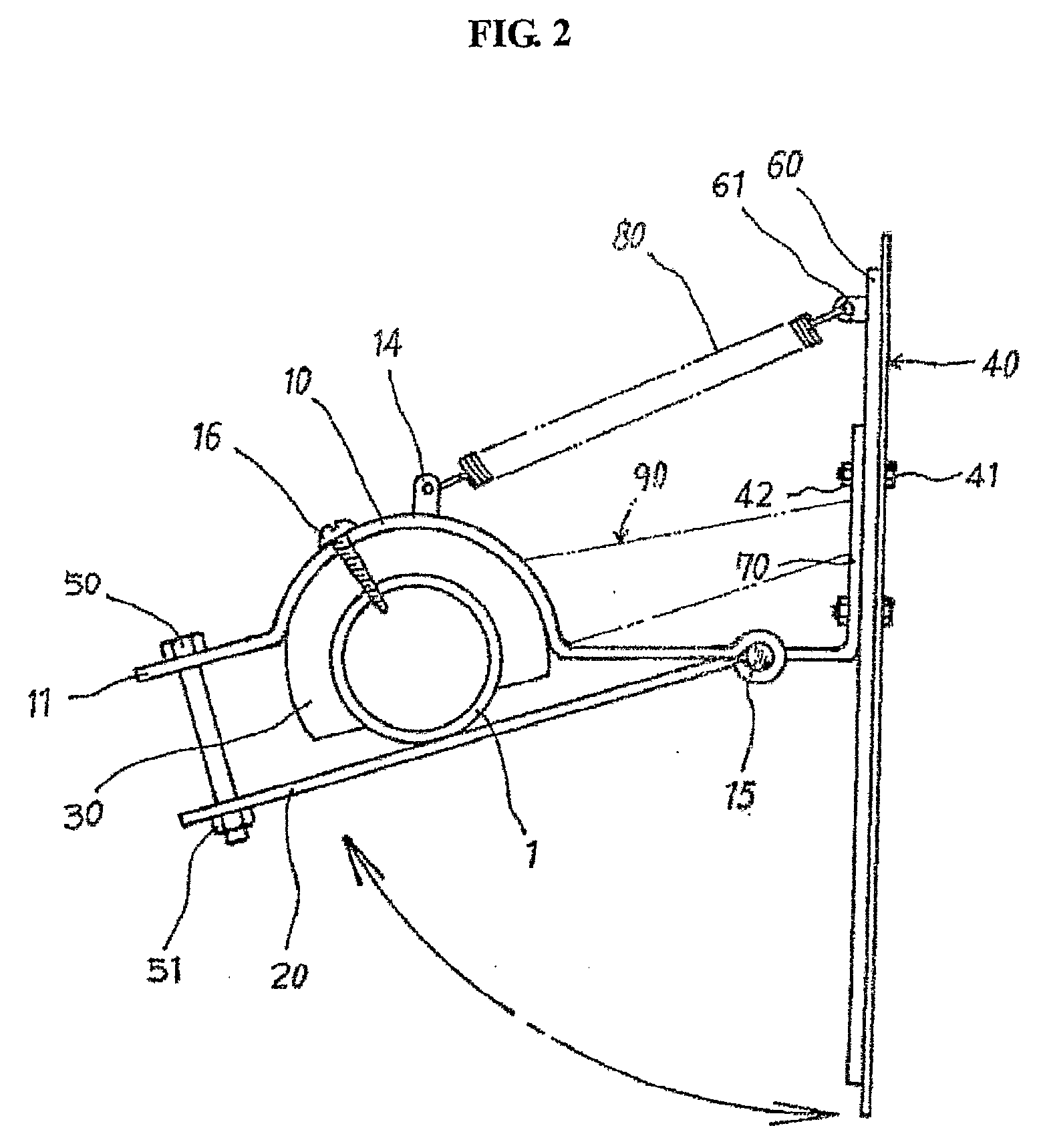 Road Traffic-Control Signboard Assembly Having Automatic Return Function