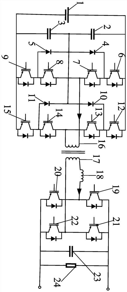 Hybrid three-level bidirectional DC-DC converter and neutral-point voltage balance control method thereof