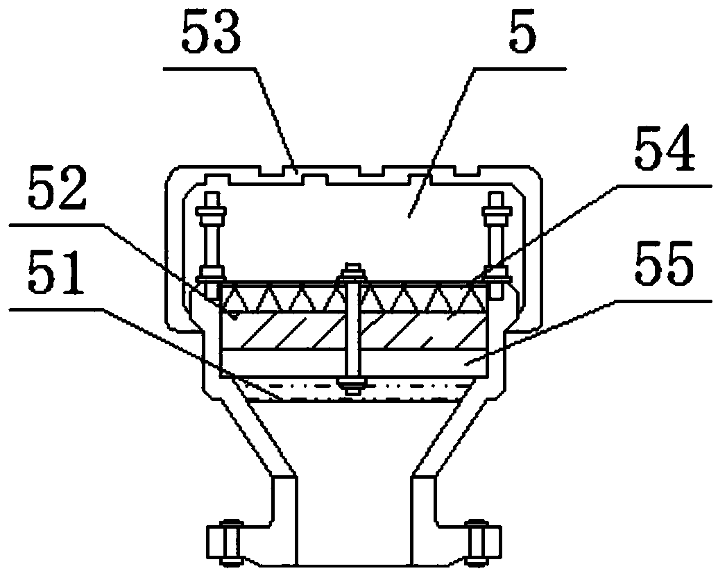 Exhaust pipe with excellent silencing effect for dangerous goods transport vehicle