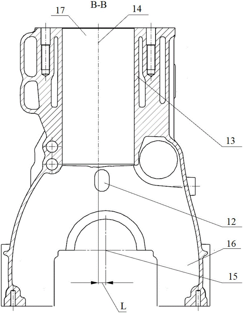 Cylinder block of diesel engine