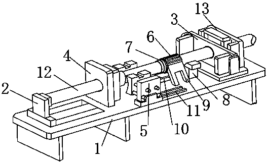 Tubular steel frame dust-removal device