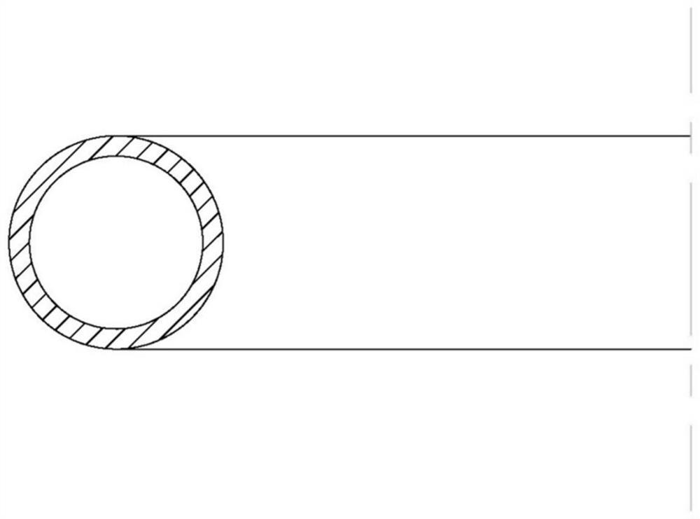 Vertical oval metal O-shaped sealing ring