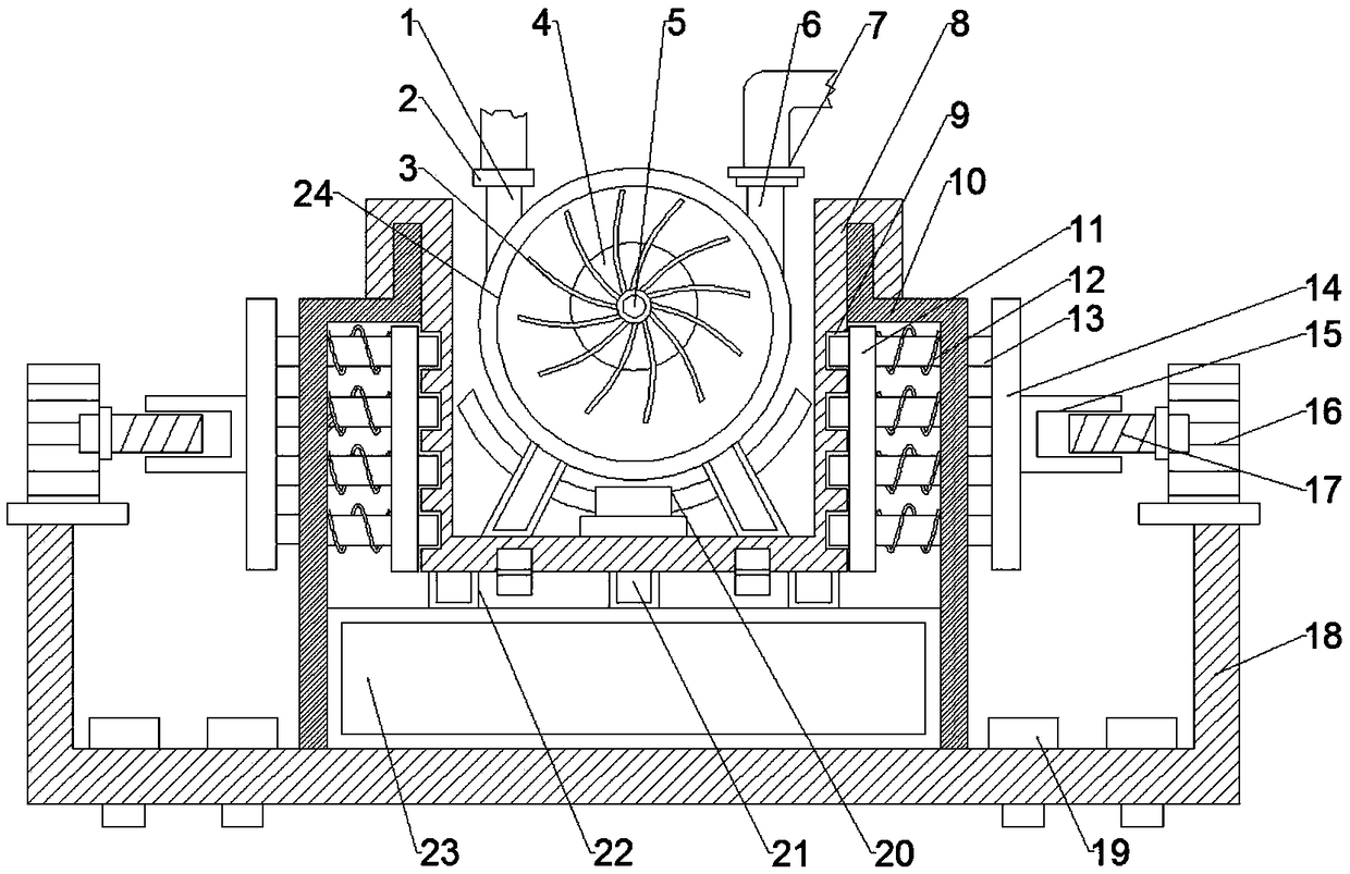 Vacuum pump convenient to construct and mount