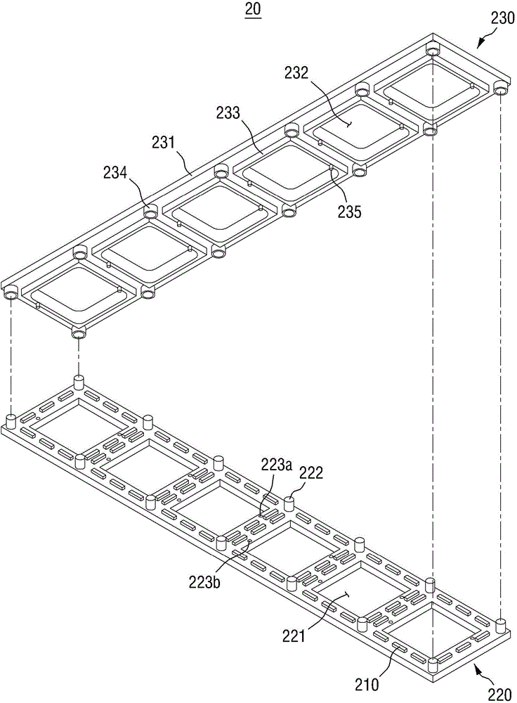 Strip mounting equipment