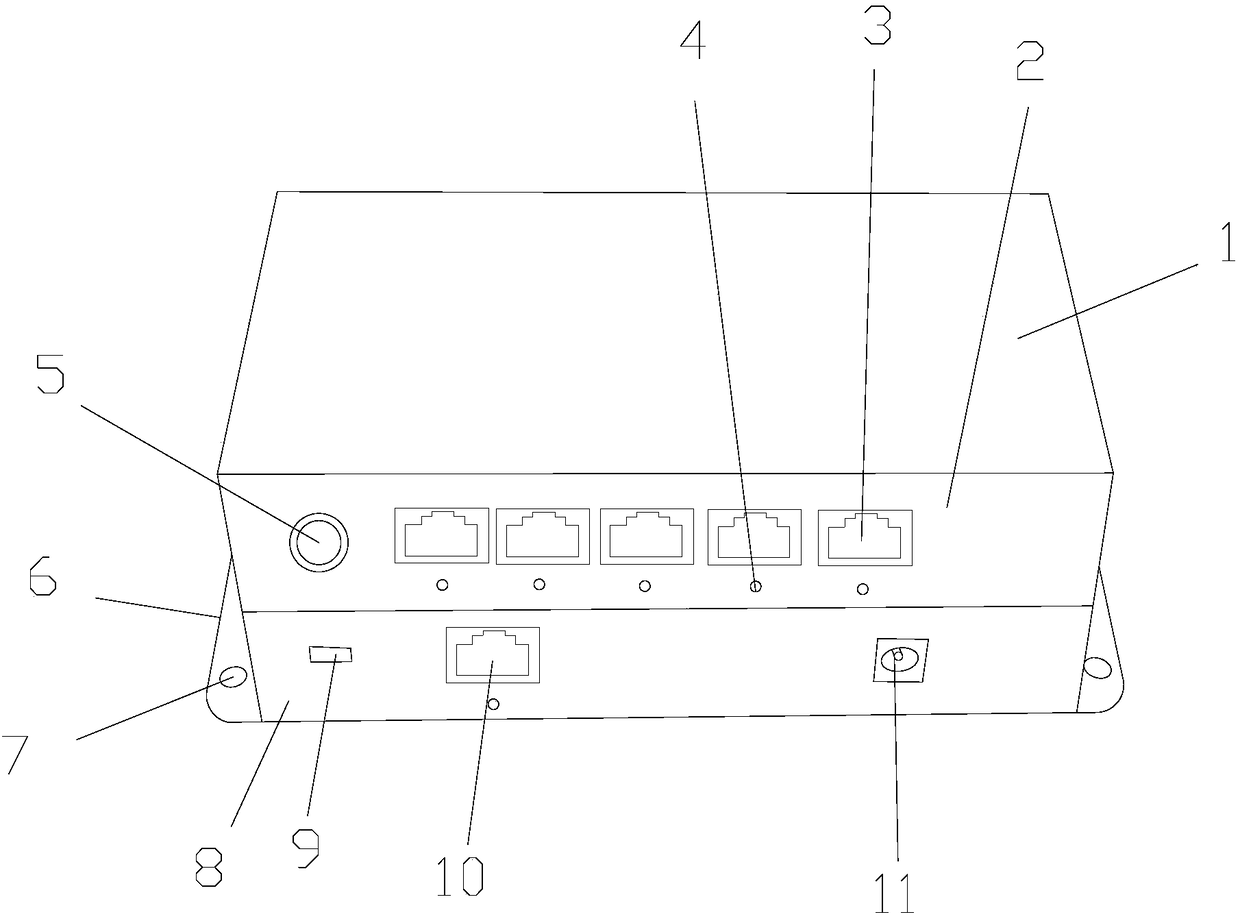 High gain computer network signal amplifier