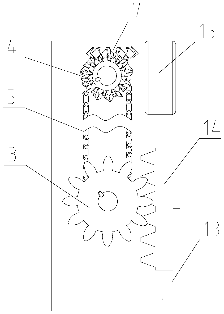 Safe self-driven mechanical arm of rail transit equipment