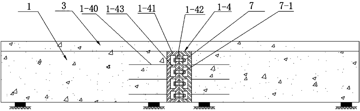 Fully-assembled prefabricated concrete girder bridge superstructure and construction method thereof