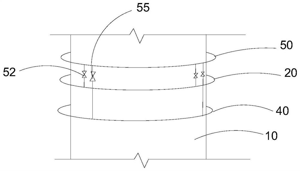 Gas burning shaft kiln damping-down and re-blowing system and control method