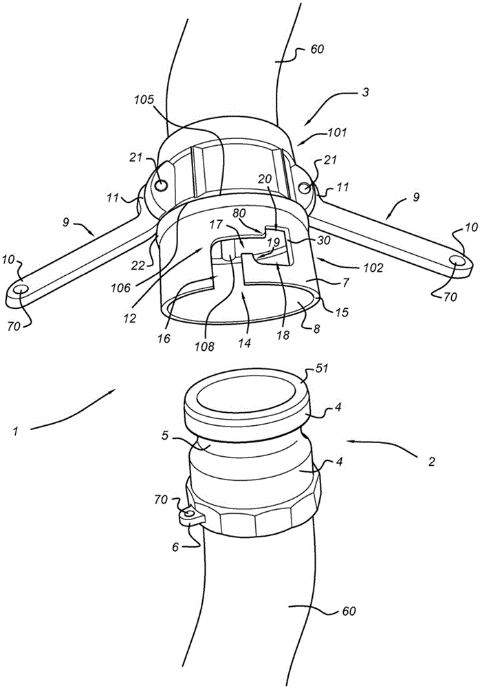 Connections, pipe paths and pipe end sections