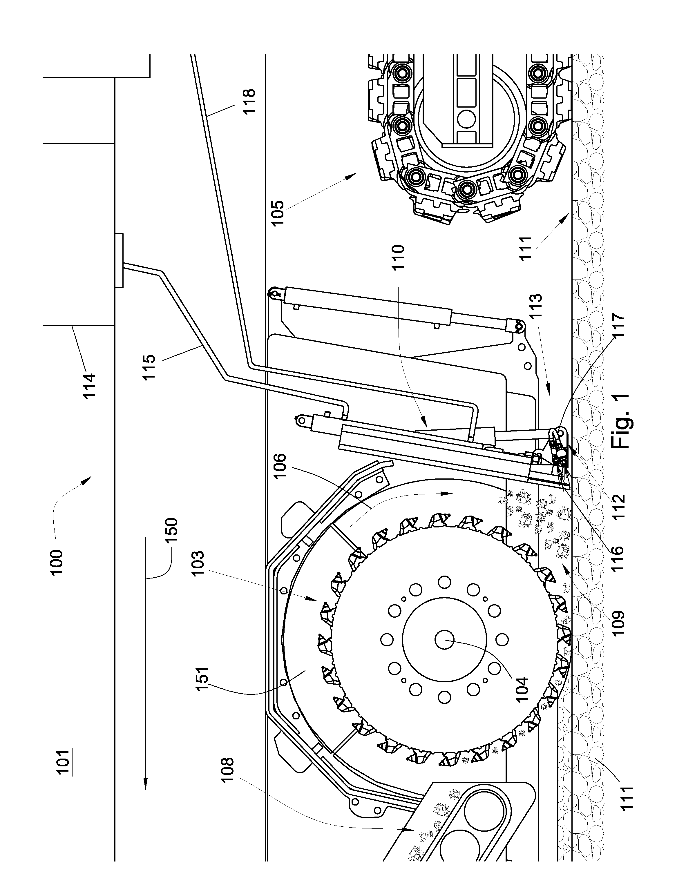 Nozzles Incorporated into a Milling Machine