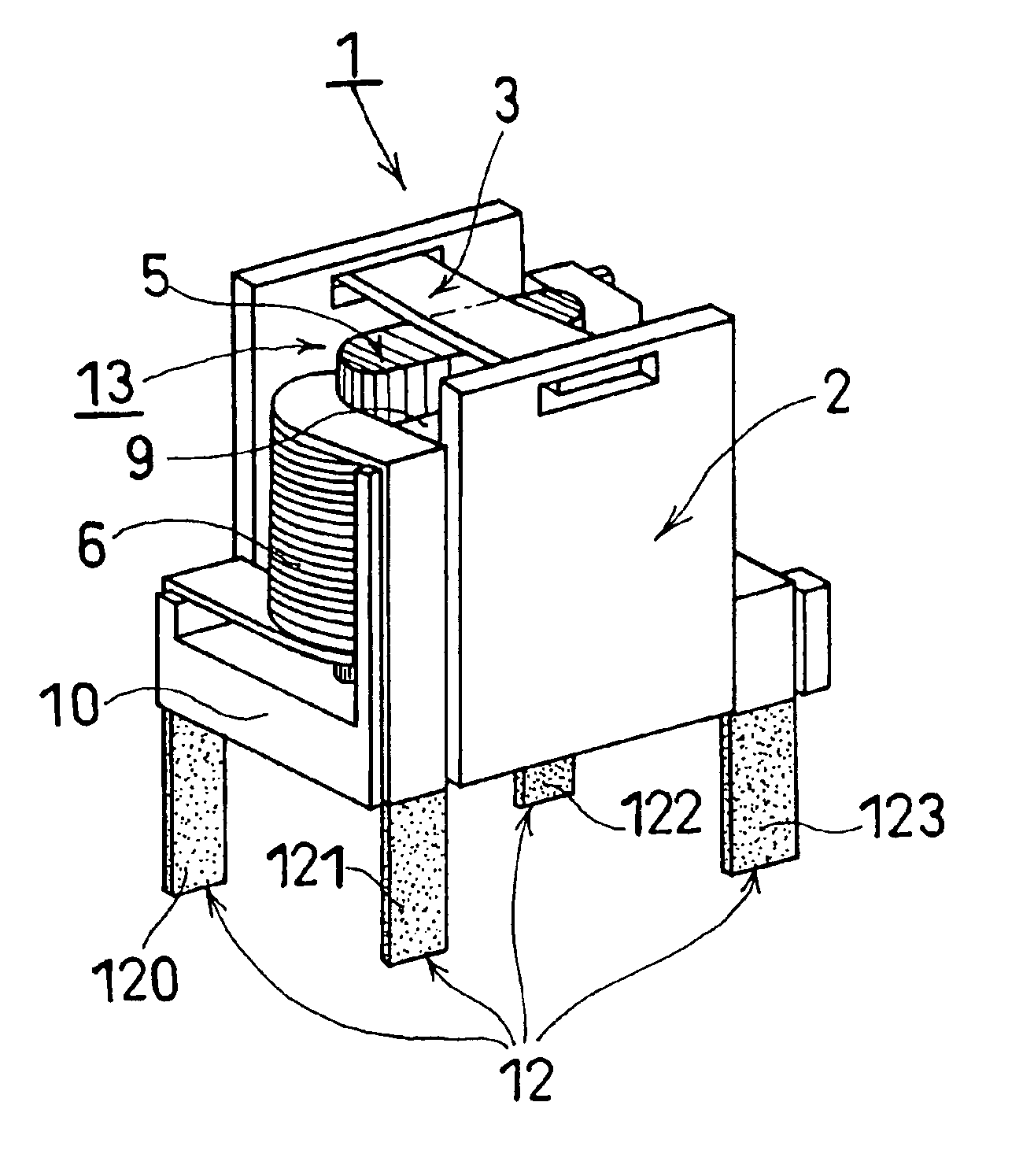 Common mode choke coil with edgewise windings and line filter including same