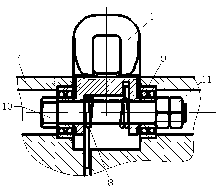 Folding missile lifting lug structure