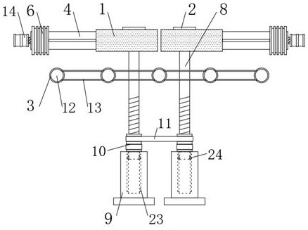 Integrated float glass production device