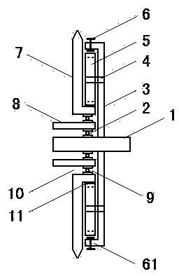 Speed increasing chain wheel for bicycle