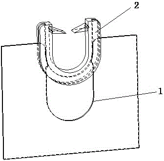 Distributed line protection sleeve structure, installation method and electric device