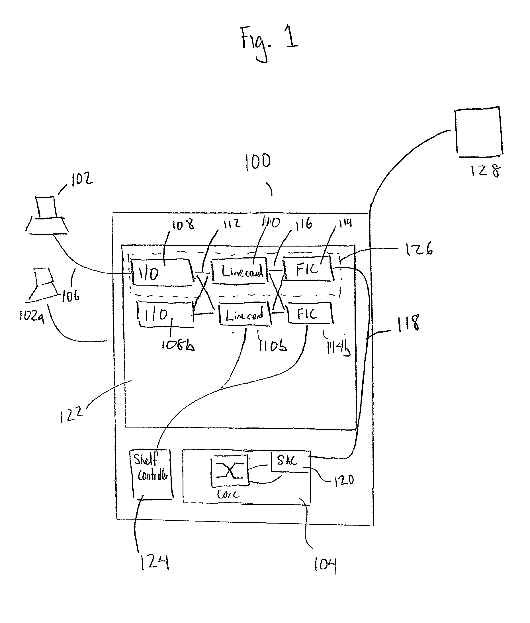 Master-slave communications system and method for a network element