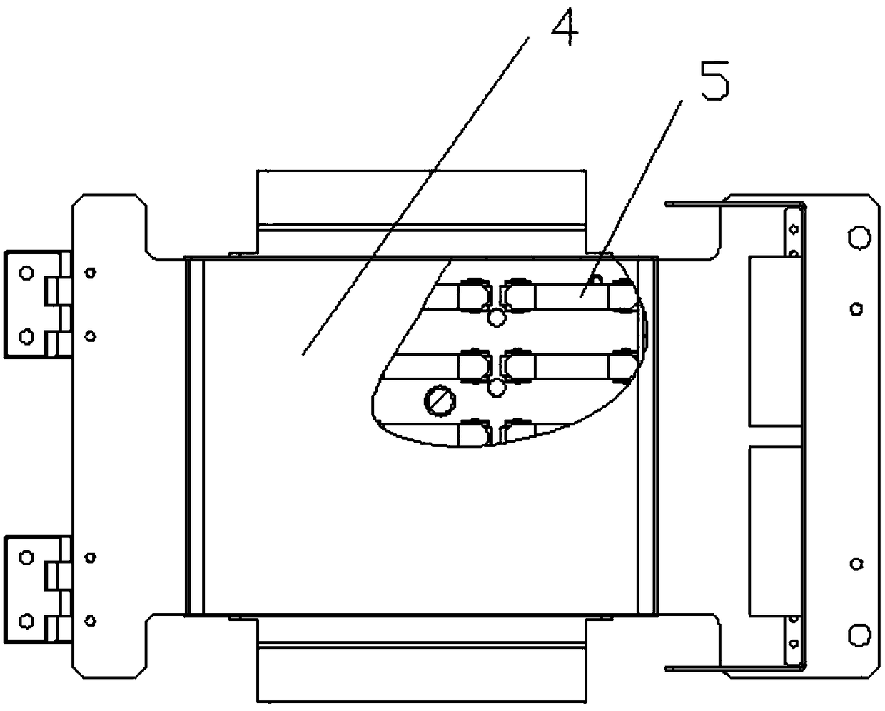 Novel intelligent battery piece welding lamp cover