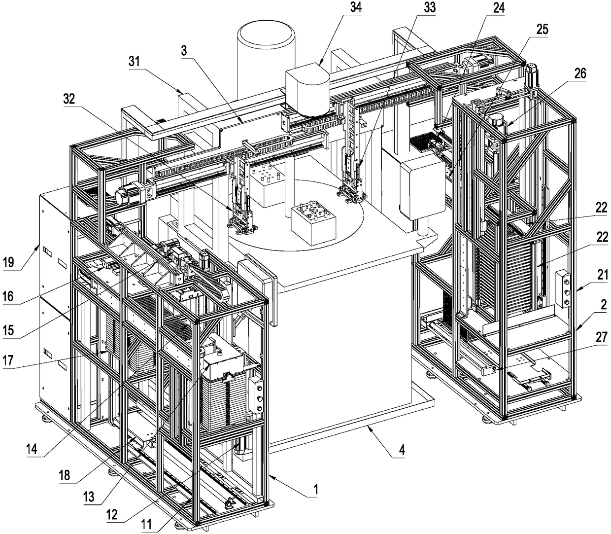 Automatic injection molding system