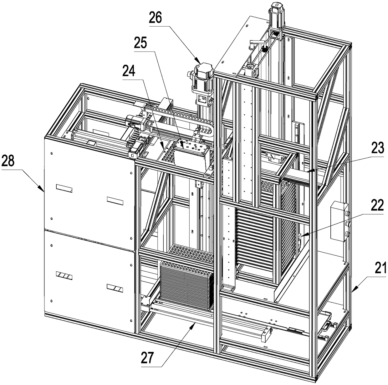 Automatic injection molding system