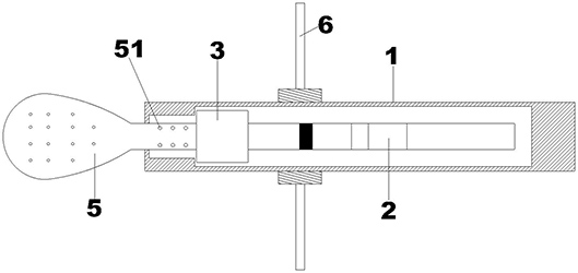 Cotton swab detection device for rapidly collecting human immunodeficiency viruses