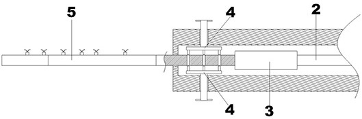 Cotton swab detection device for rapidly collecting human immunodeficiency viruses