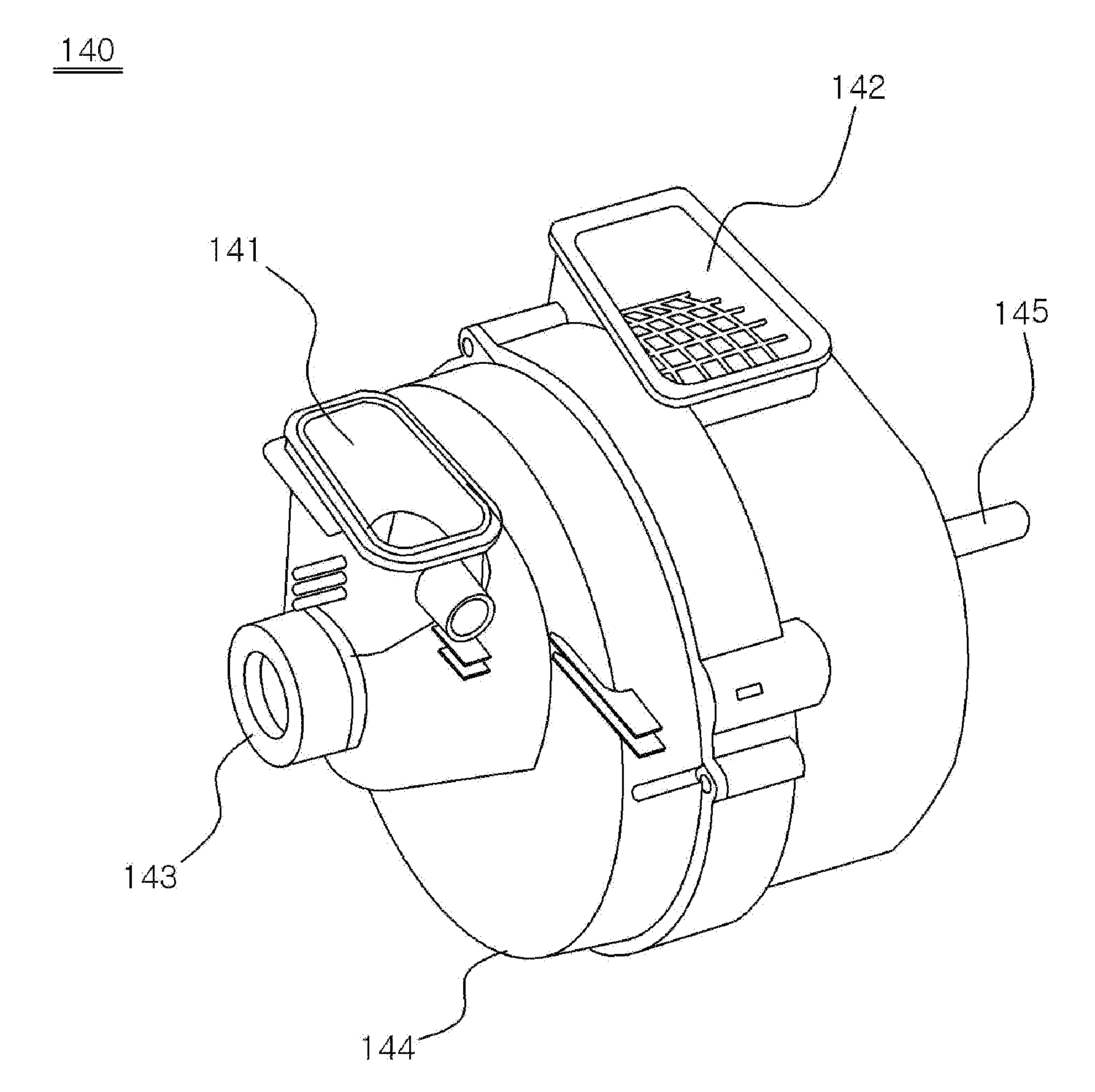 Upright type vacuum cleaner