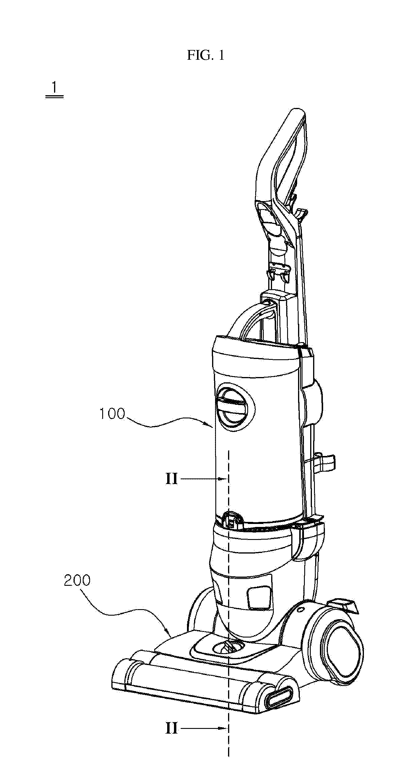 Upright type vacuum cleaner